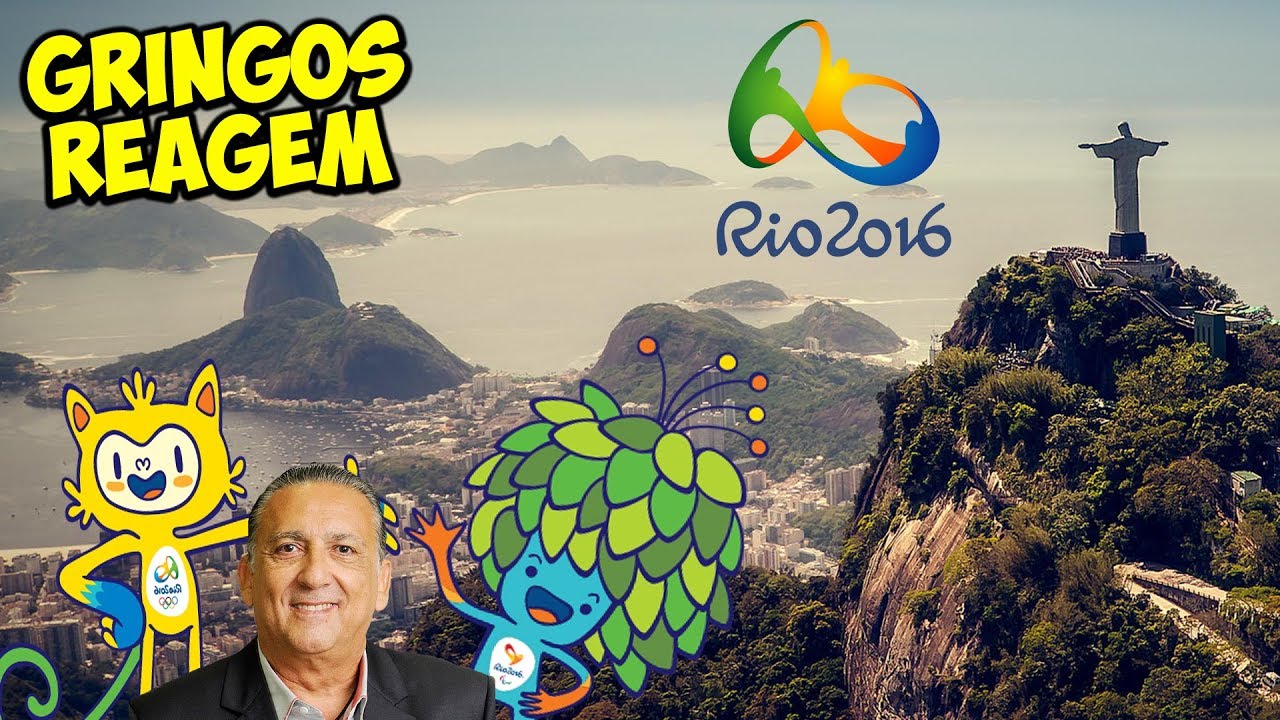 GRINGOS REAGEM - ABERTURA OLIMPÍADA RIO 2016