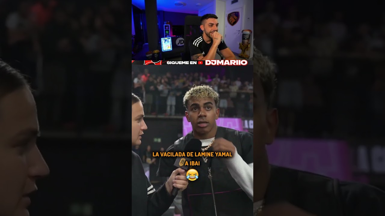LA VACILADA DE LAMINE YAMAL A IBAI 😂 #djmariio #kingsleague #lamineyamal #ibai #ibaillanos