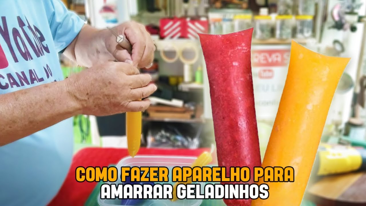 COMO FAZER APARELHO PARA AMARRAR GELADINHOS/APOLOS | MUITO FÁCIL!