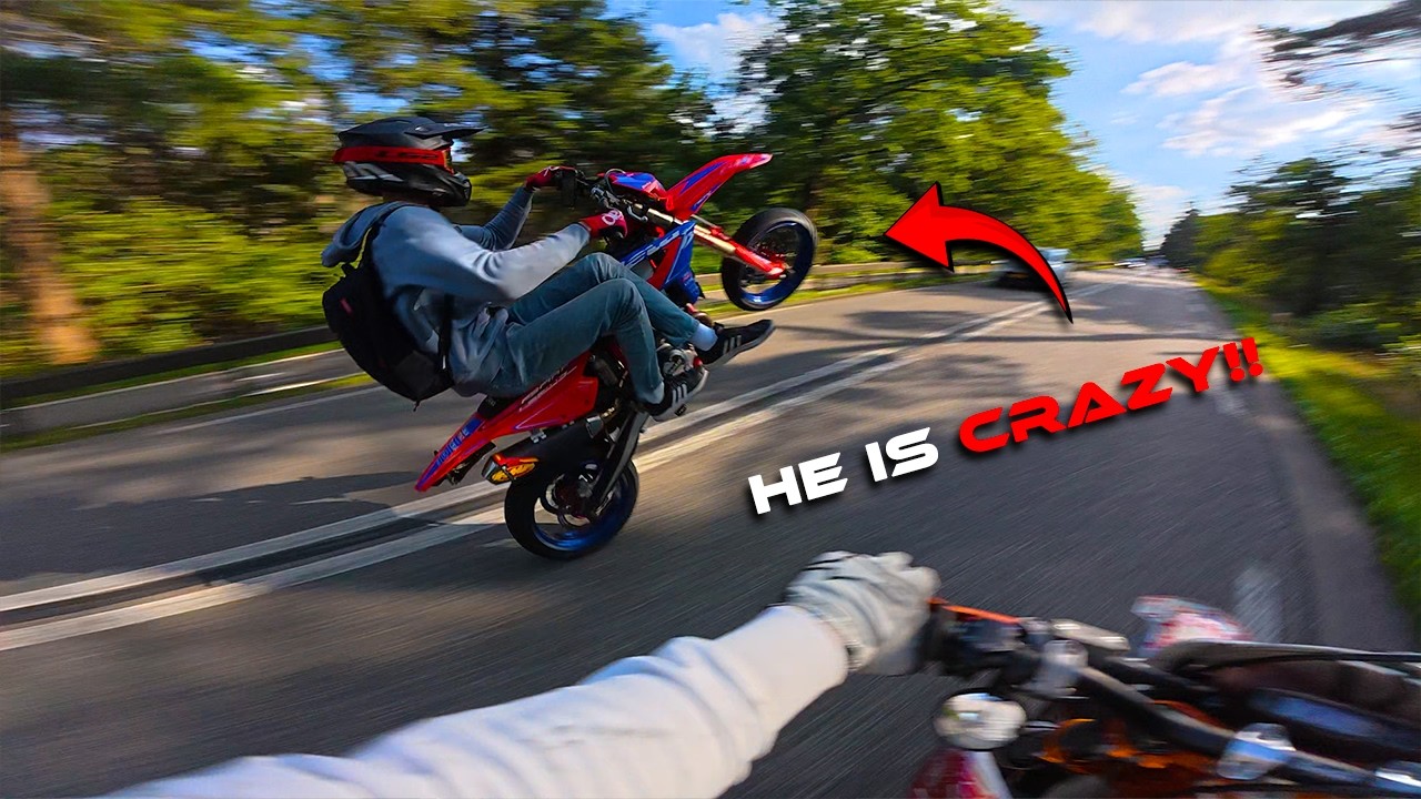 Insane Supermoto Riding with Friends | Wheelies, Stunts & Adrenaline!