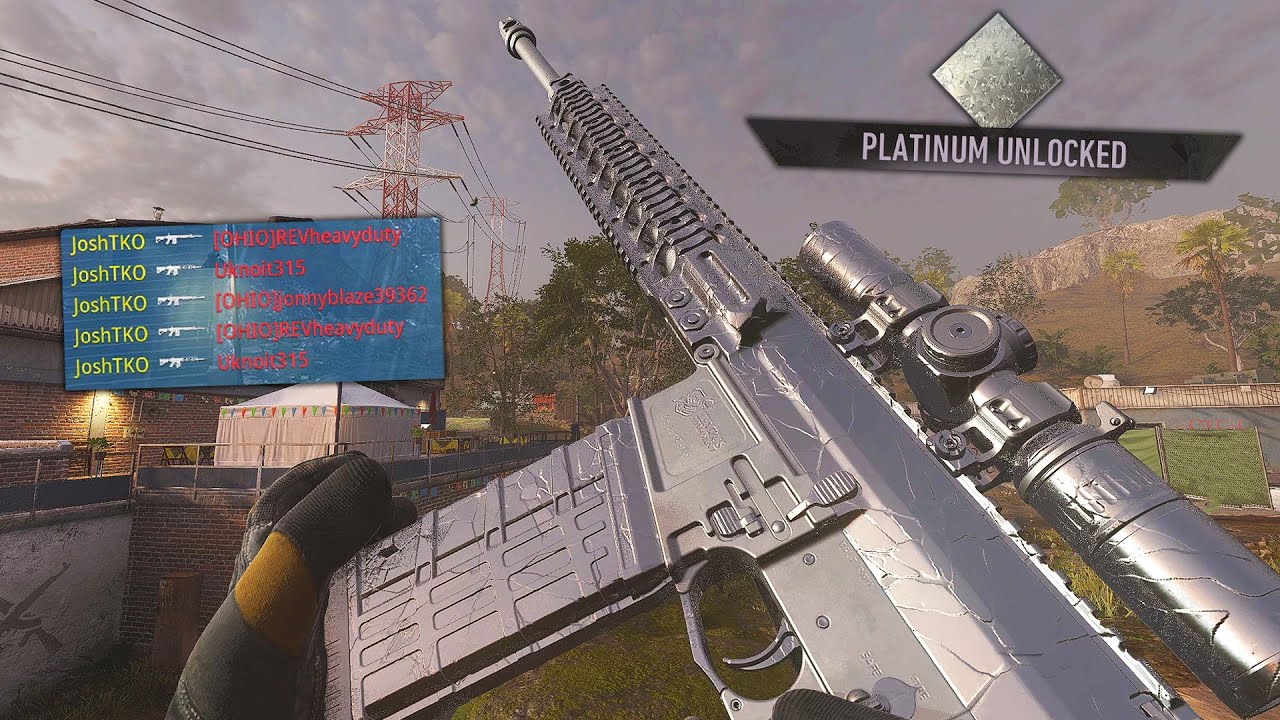 I UNLOCKED PLATINUM MARKSMAN RIFLES and can't believe I did this..