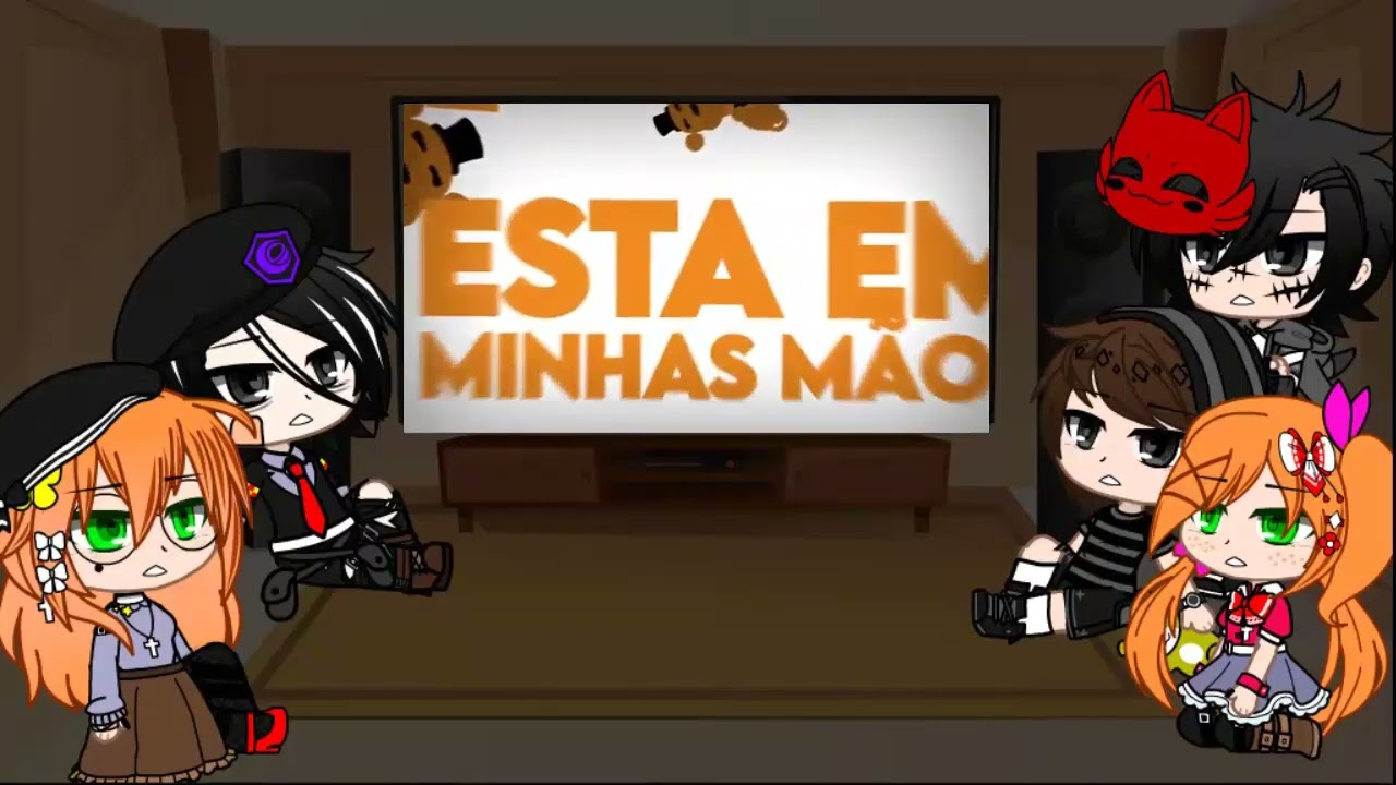 Past Afton Family reacciona a Rap do Five Nights at Freddy's Parte 2 FNAF 4 y Sl parte 11