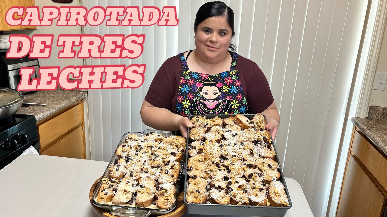SALUDANDO SUSCRIPTORES Y PREPARANDO CAPIROTADA DE TRES LECHES 