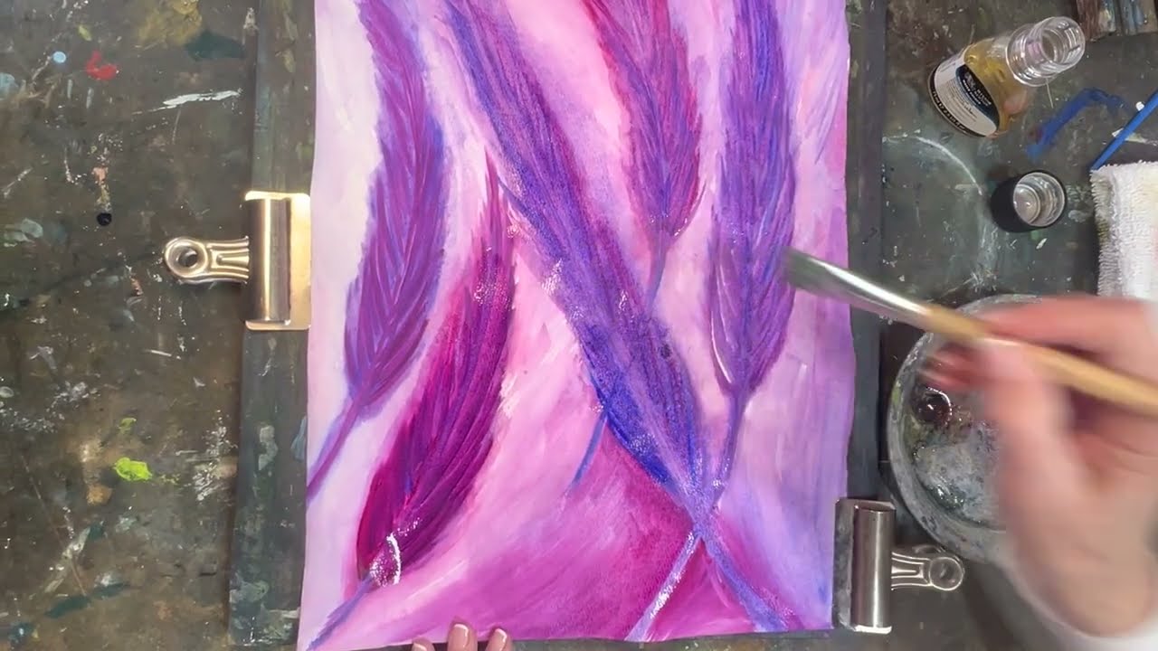How to use Gum Arabic on Watercolor