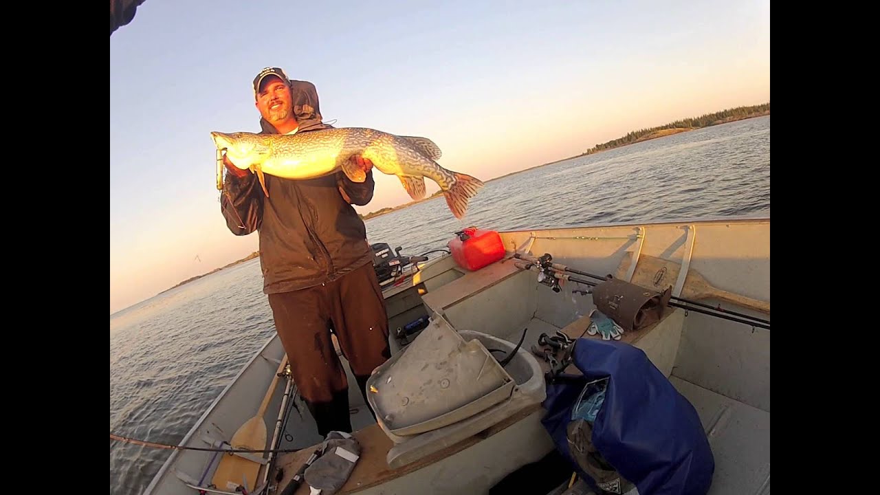 Taltson Bay Big Pike Lodge Part 1 2014