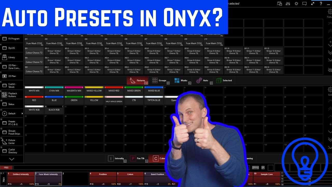 How to Create Auto Presets or Automatic Palettes in ONYX