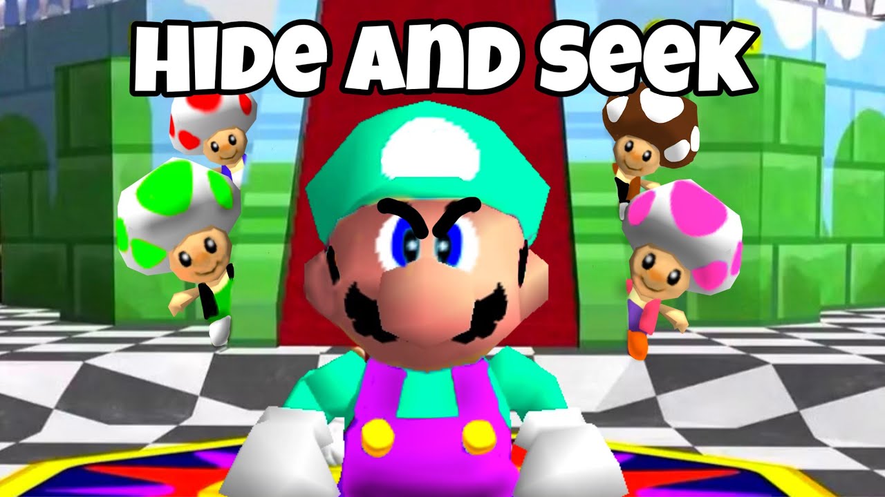 INTENSE Super mario 64 hide & seek tag with speed-runners