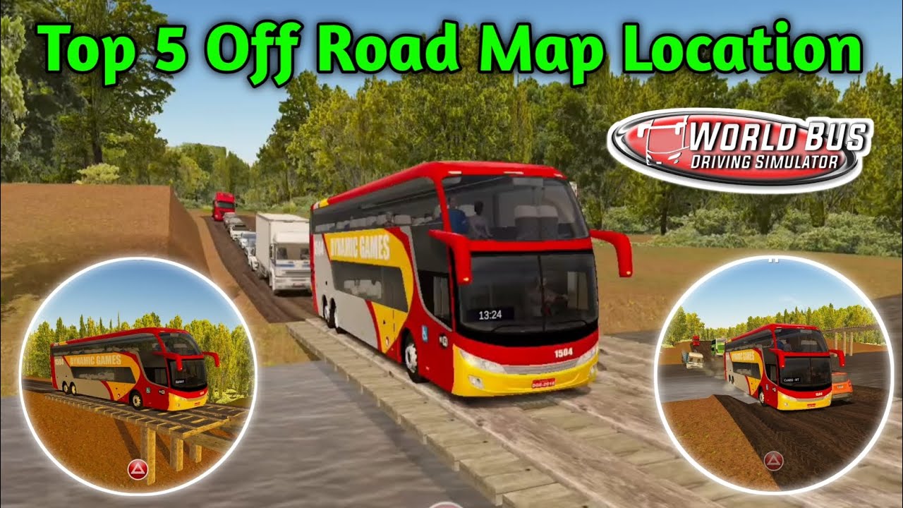 World bus driving simulator offroad map location | Off Road Map For world truck driving simulator