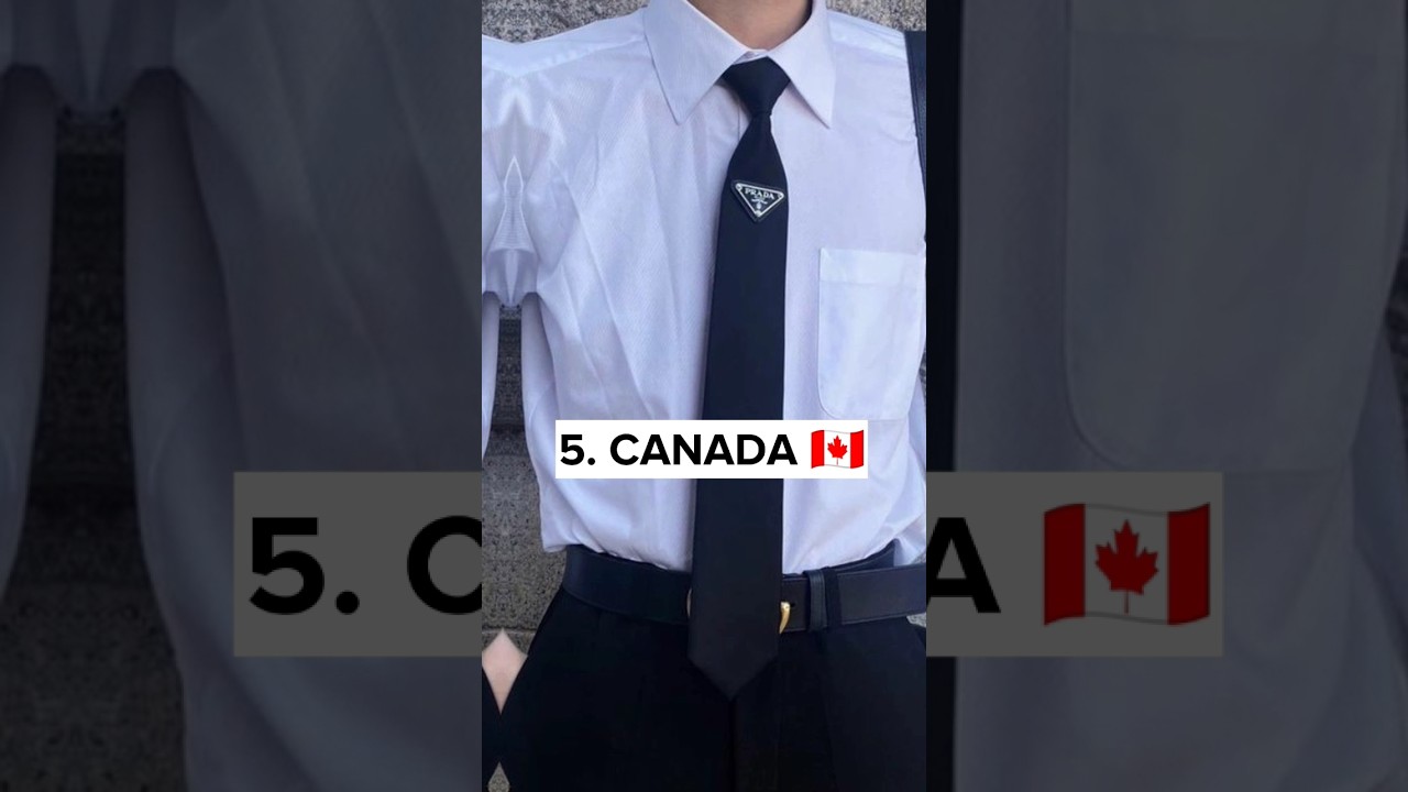 TOP-10 COUNTRIES WITH MOST AESTHETIC SCHOOL UNIFORMS FOR BOYS 😱✨ #short #uniforms
