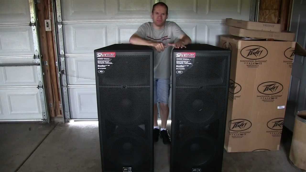 Распаковка: Peavey SP4 BX