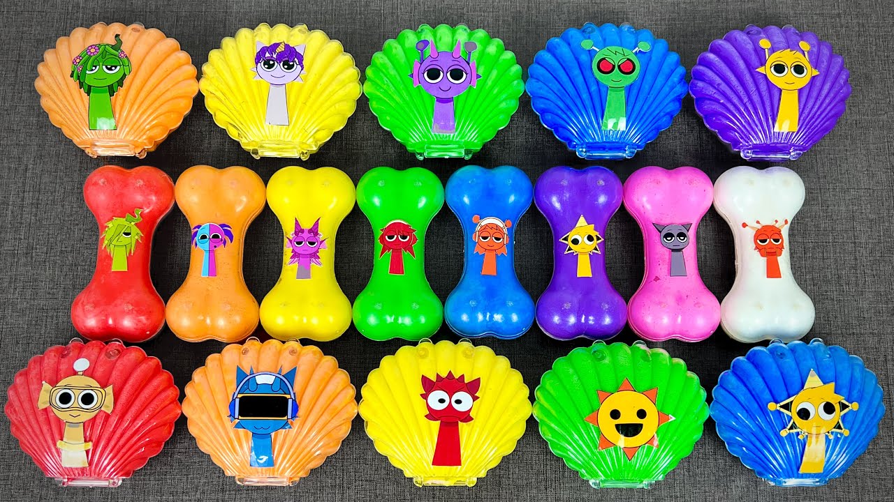 🔥 Incredibox Sprunki Slime ASMR! Digging Clay Bones to Find All Characters – So Satisfying!