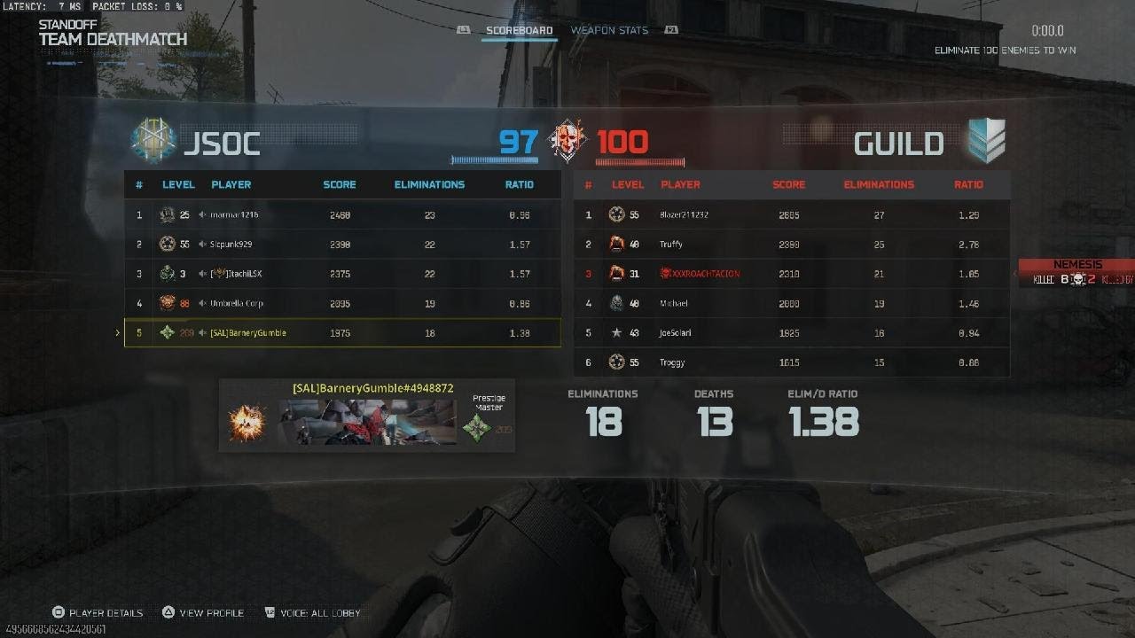 Call of Duty BO7 TDM: A Mid Performance At Standoff