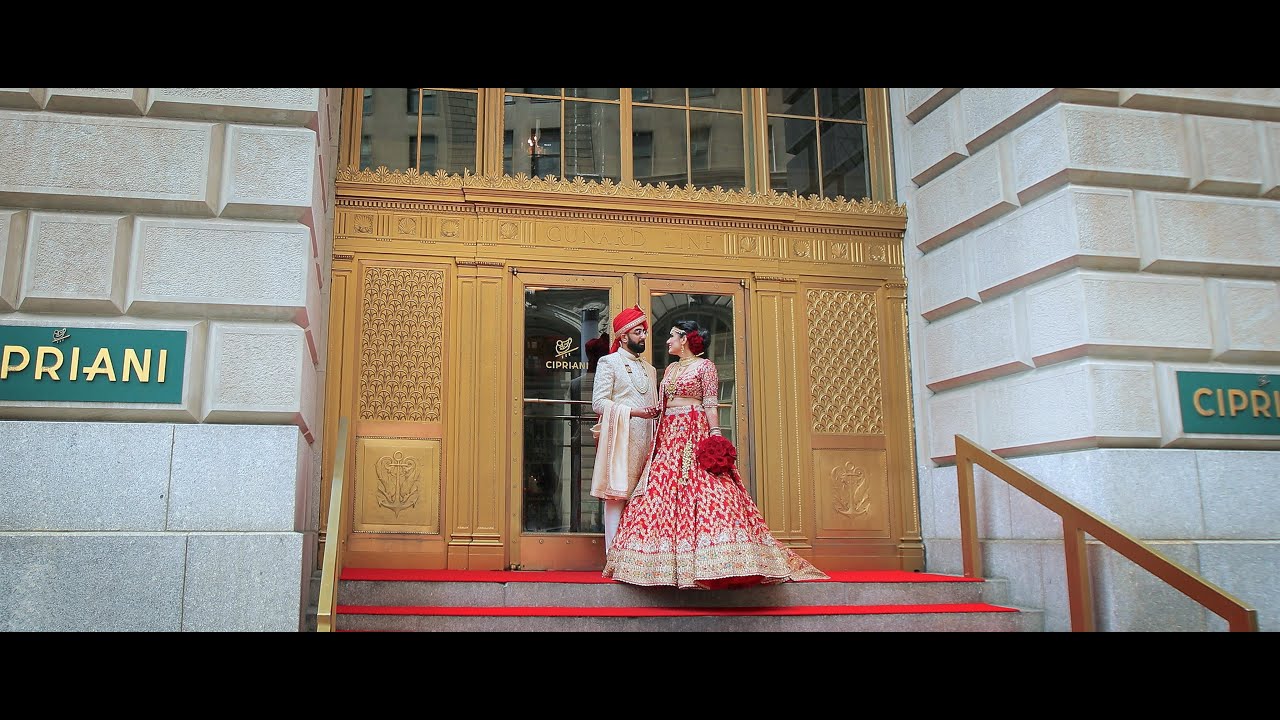 Luxury Indian Wedding in New York City (Watch in 4K) | Cipriani Broadway | Cipriani Wall St.