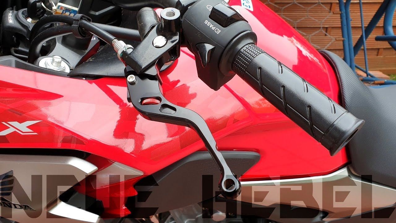 Honda CB500X (2019): Einstellbare Kupplungs- und Bremshebel montieren | Piotrrr Moto