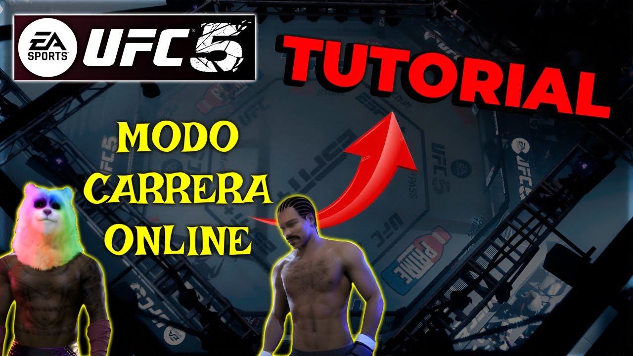 TUTORIAL MODO CARRERA ONLINE UFC 5 crear estilista - ufc 5 gameplay espa&ntilde;ol