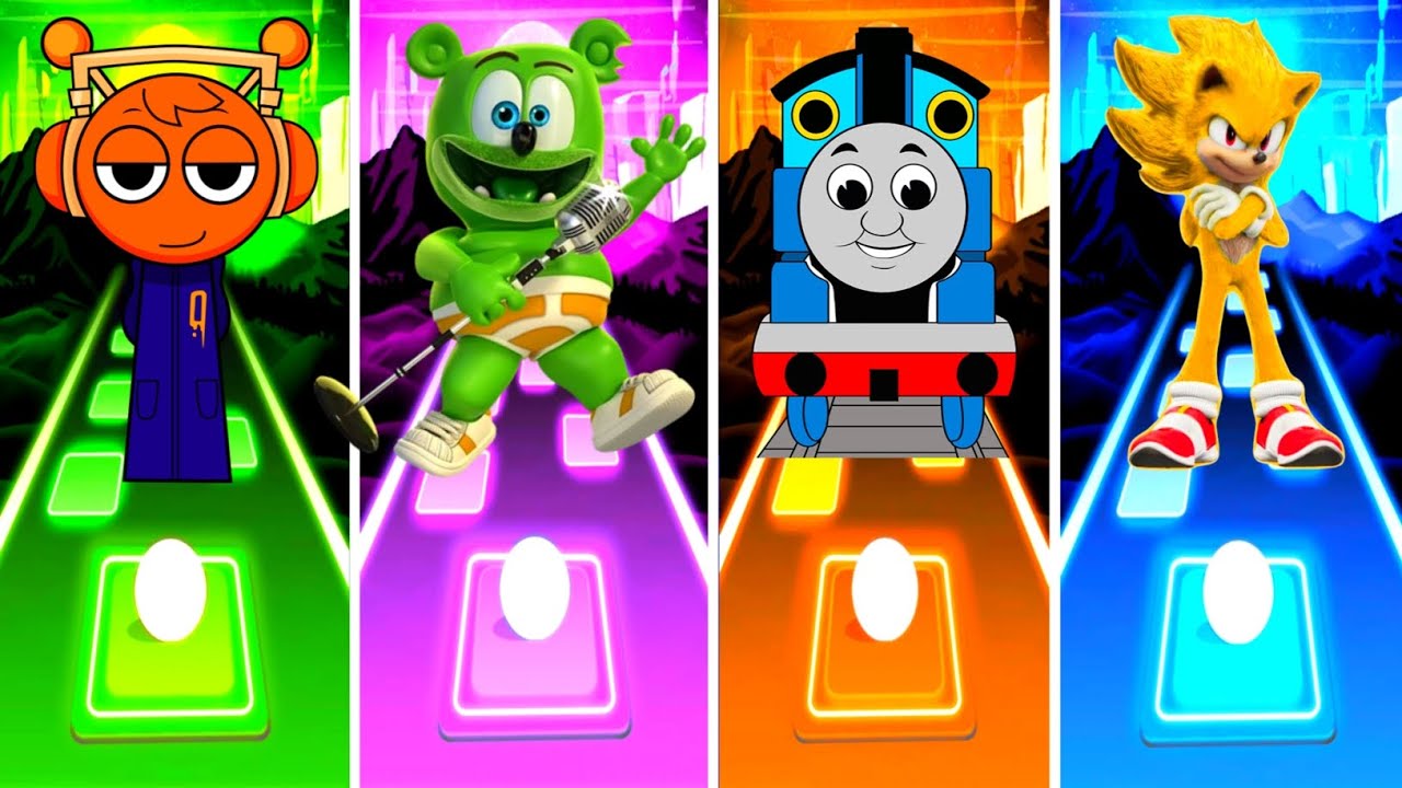 Incredibox Sprunki 🆚 Gummy Bear 🆚 Thomas Train Eater 🆚 Sonic The Hedgehog. 💥Who is The Best? 🤔