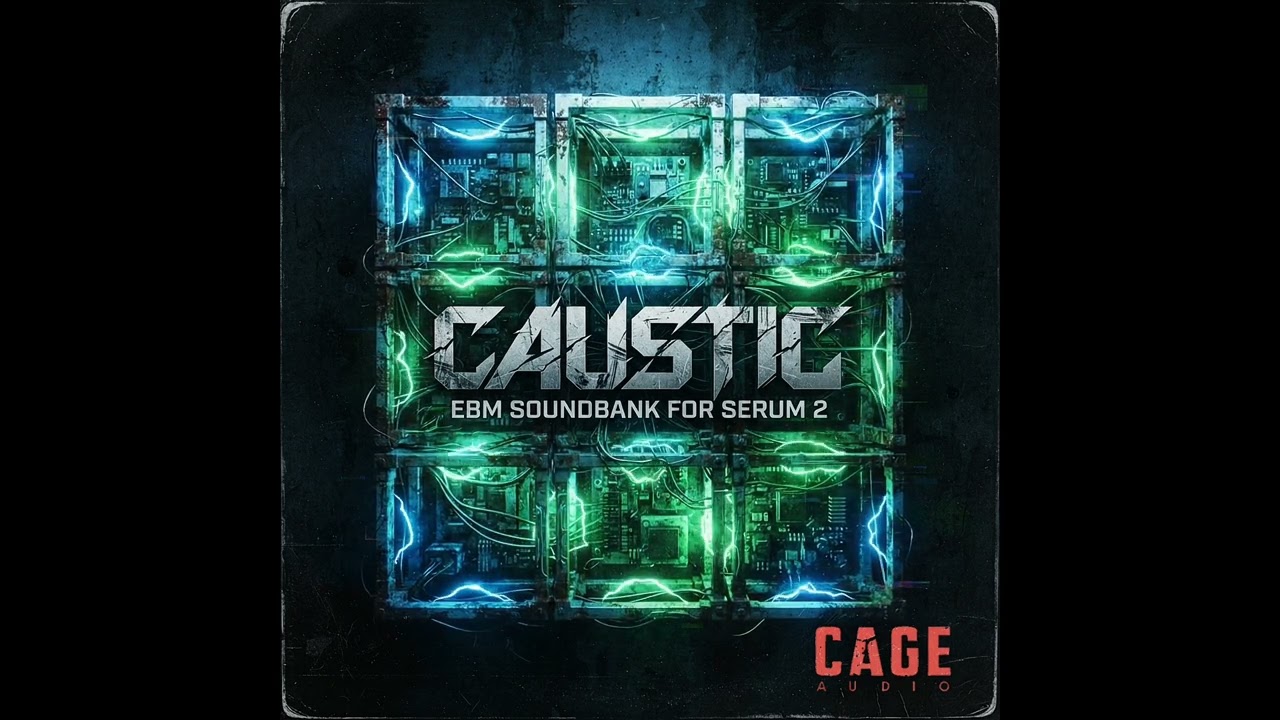 CAUSTIC // EBM & Industrial Soundbank for Serum 2 (Dark Techno, DAF, Wax Trax Style)