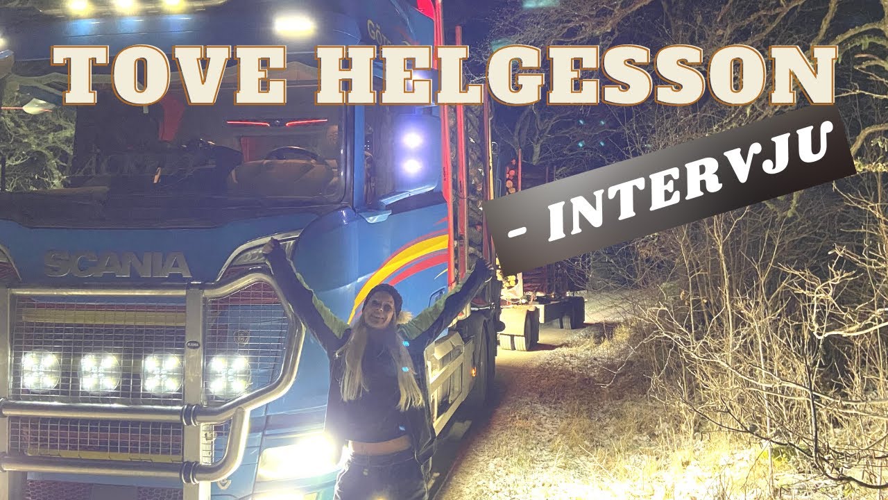 Följer Med Tove Helgesson i Timmerbilen - Intervju