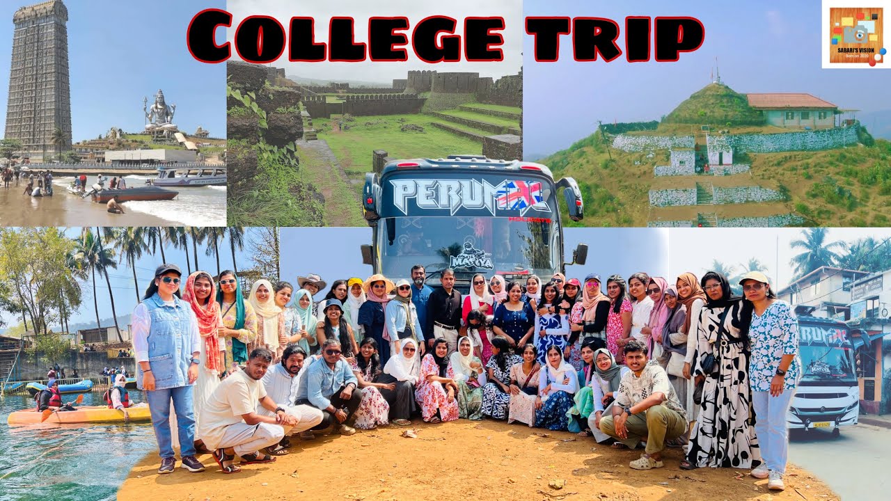 College trip ￼🎉 #collegetrip #gokarna #chikkamagaluru #dandeli #collegelife #sabarisvision #trip￼￼￼￼