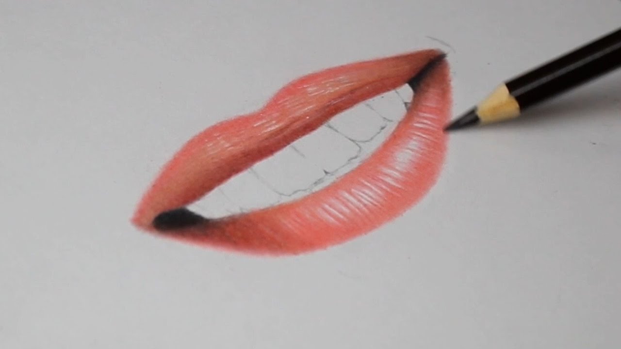 Como pintar uma boca realista parte 1