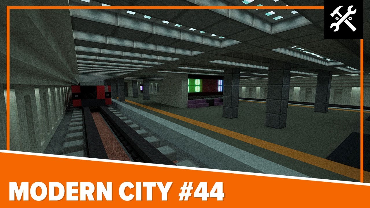 Modern City #44: Subway Station - Minecraft Timelapse