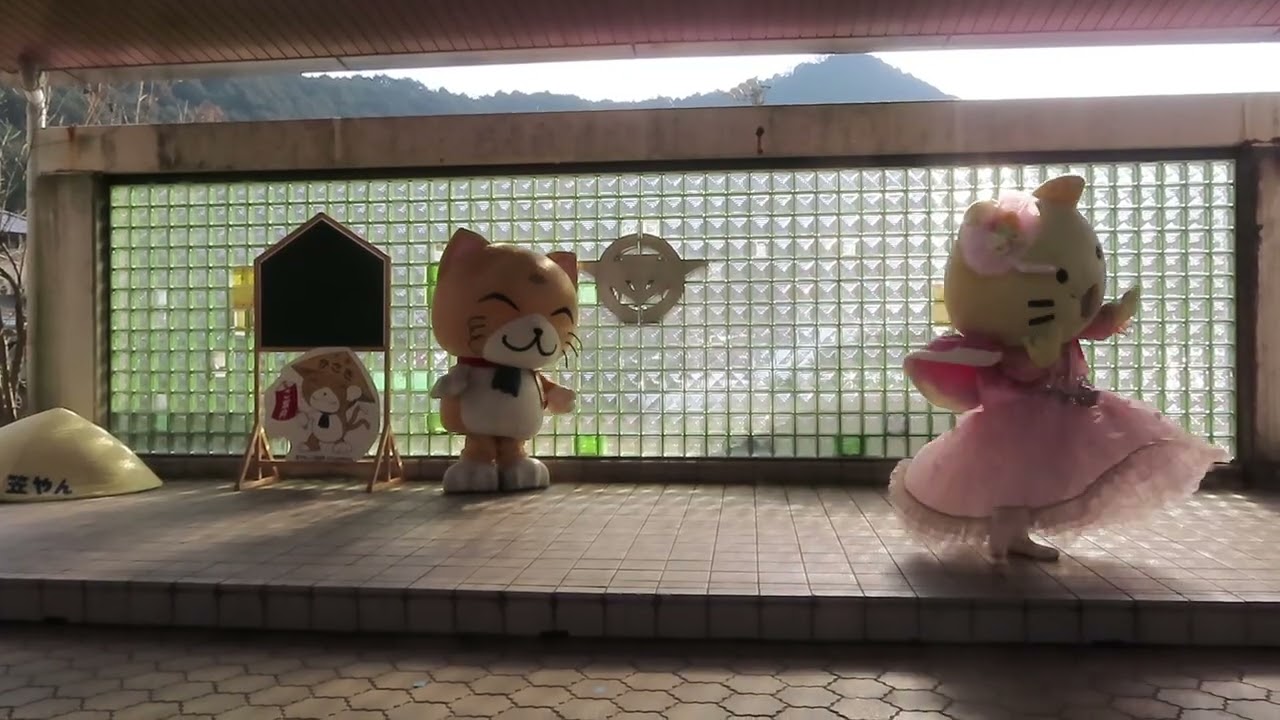 みっけちゃん 笠やんに「ありがとう」と伝える（2026.2.1 #笠やんと冬まるしぇ ）