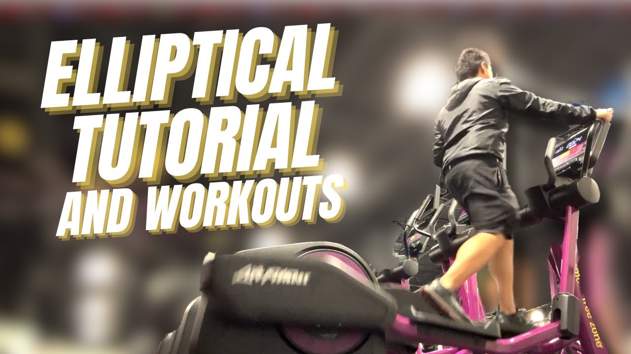 Planet Fitness Elliptical (HOW TO USE IT / WORKOUTS FOR BEGINNERS!)