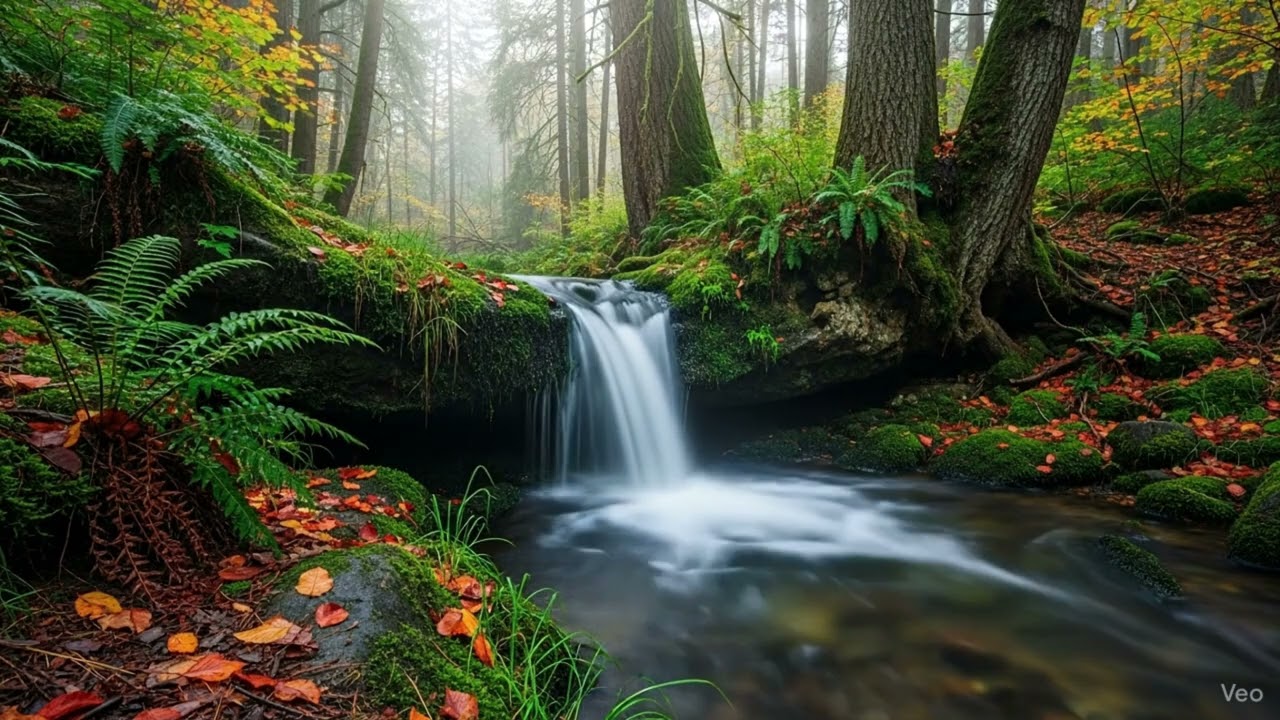 Sleeping | Calm Nature Ambience for Restful Nights Peaceful River Sounds & Gentle Birds Singing for