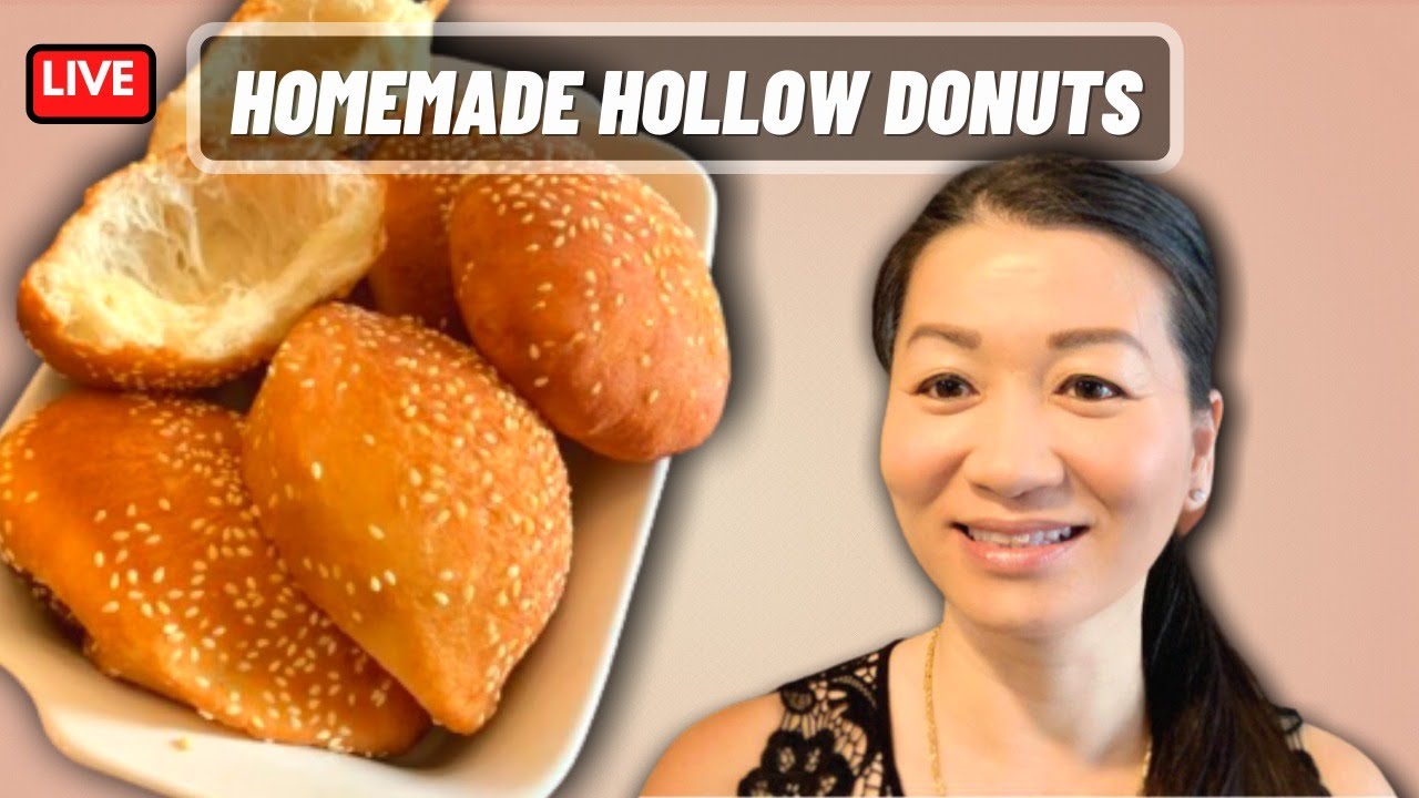 Homemade Hollow Donuts || របៀបធ្វើនំហុីង នៅផ្ទះ || Homemade Memories