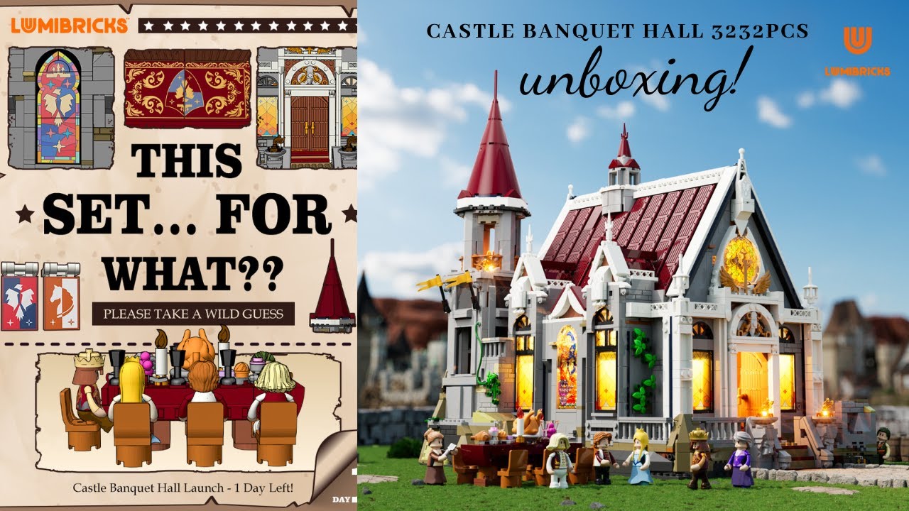 Lumibricks - L9071 A Royal Feast in a Medieval Brick Castle