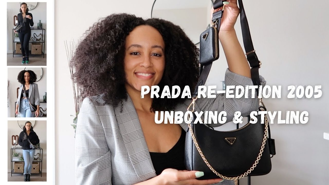 Распаковка Prada Re-Edition 2005 из кожи Saffiano | Стиль