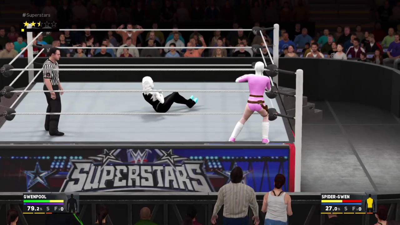 WWE 2K17 Gwenpool vs Spider-Gwen