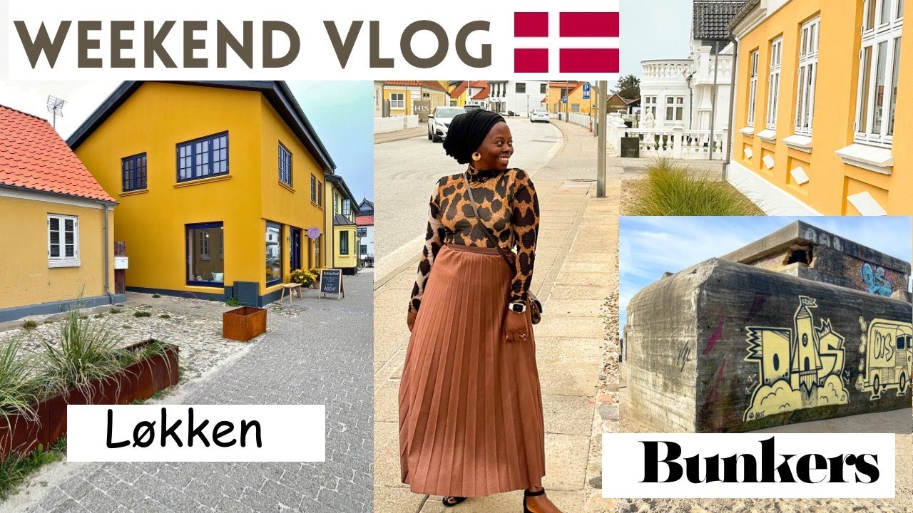 WEEKEND VLOG IN NORTH OF DENMARK! Løkken ||10km Sandy Beach + World war 11 Bunkers