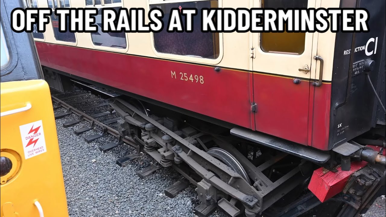 Derailed at Kidderminster! Aftermath of Severn Valley Railway Collision 