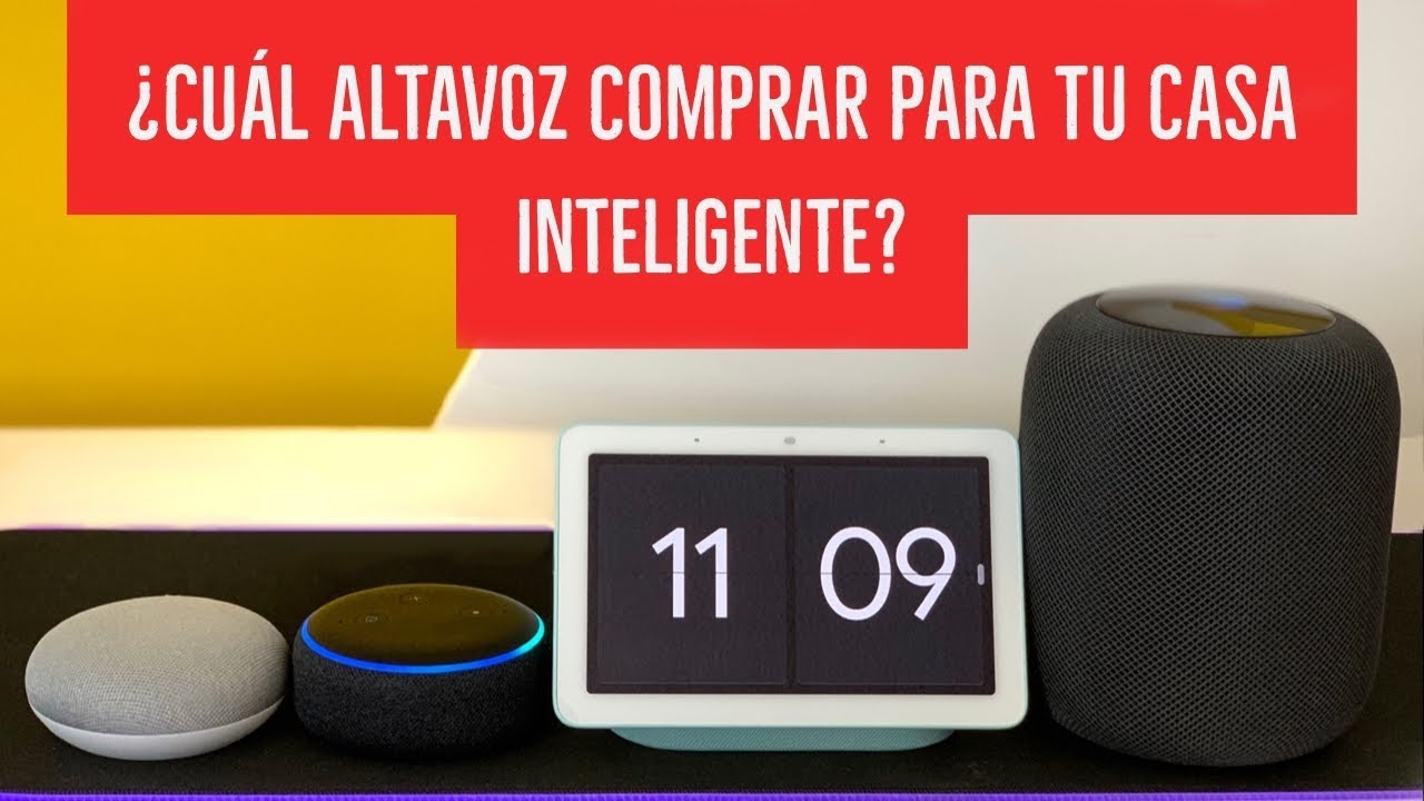 Cual Altavoz comprar para tu Casa Inteligente