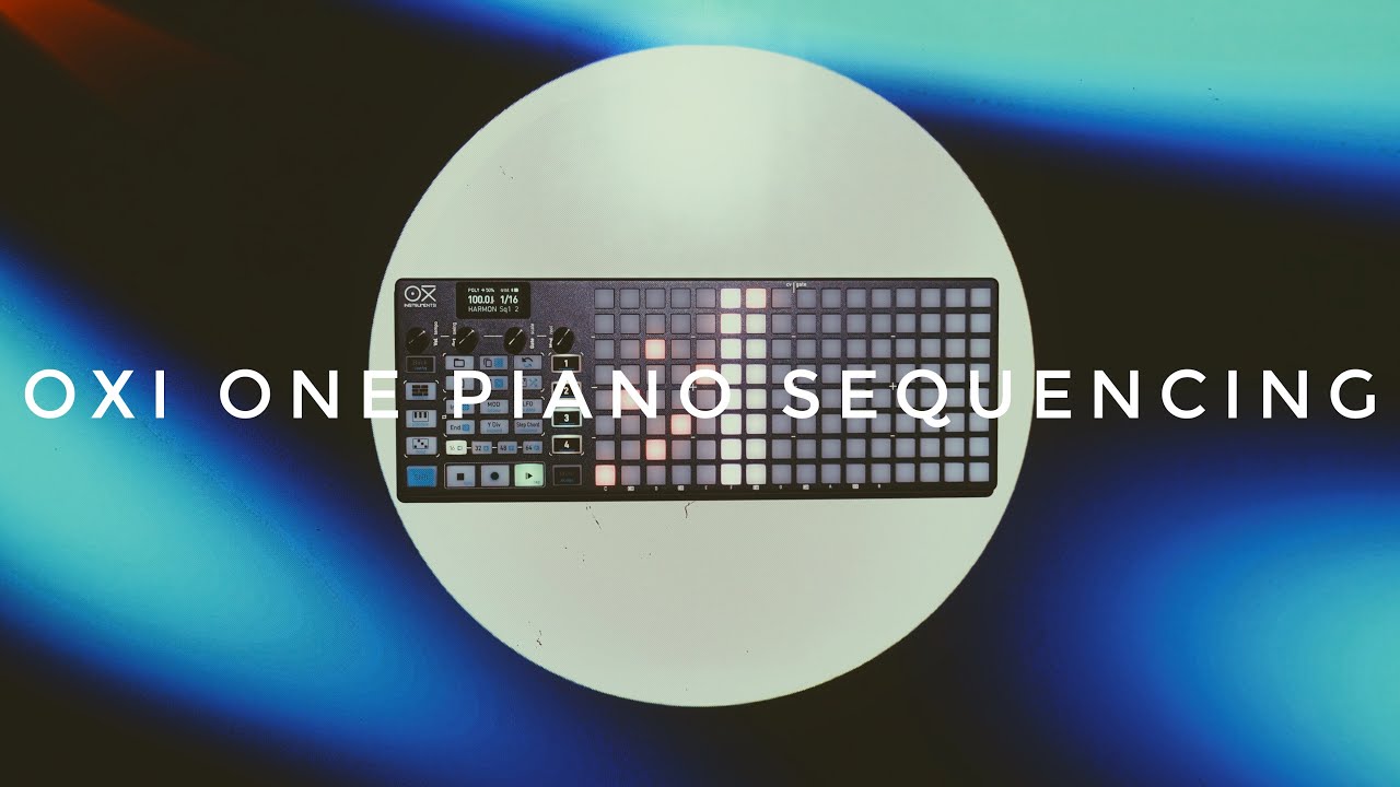 Oxi One Piano Sequencing