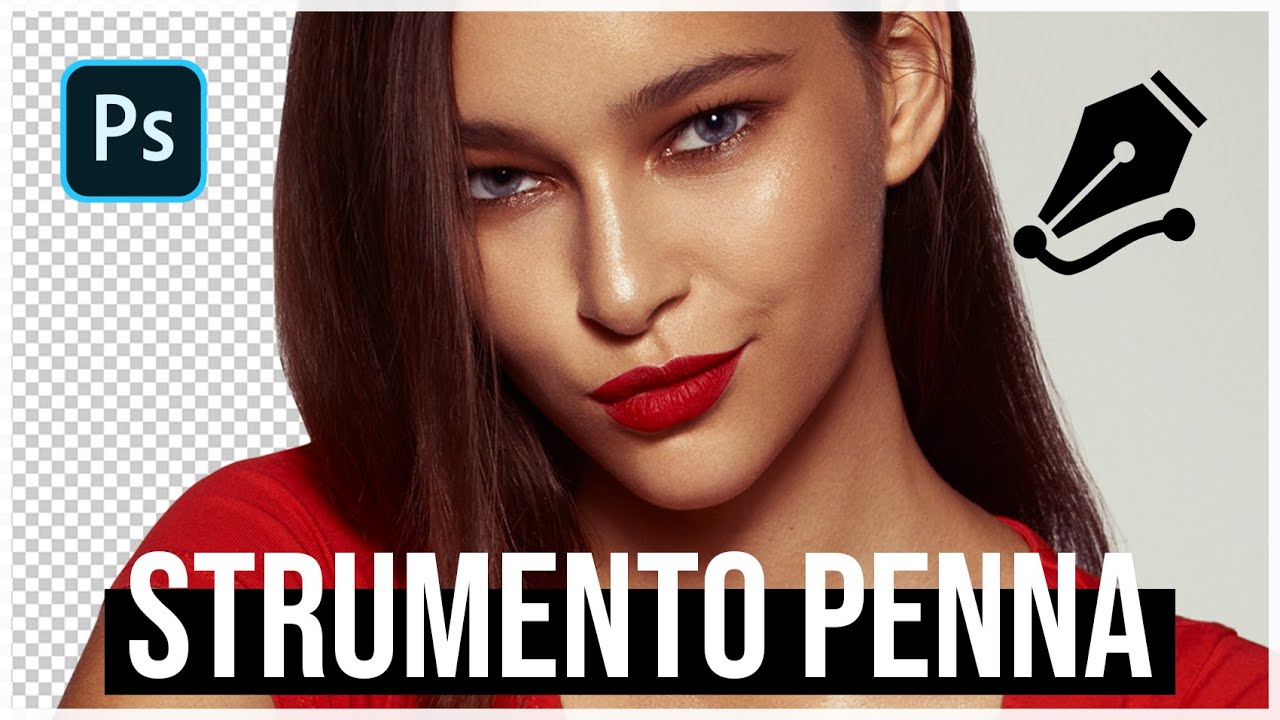 PADRONEGGIARE lo strumento PENNA di Photoshop in 9 Minuti!