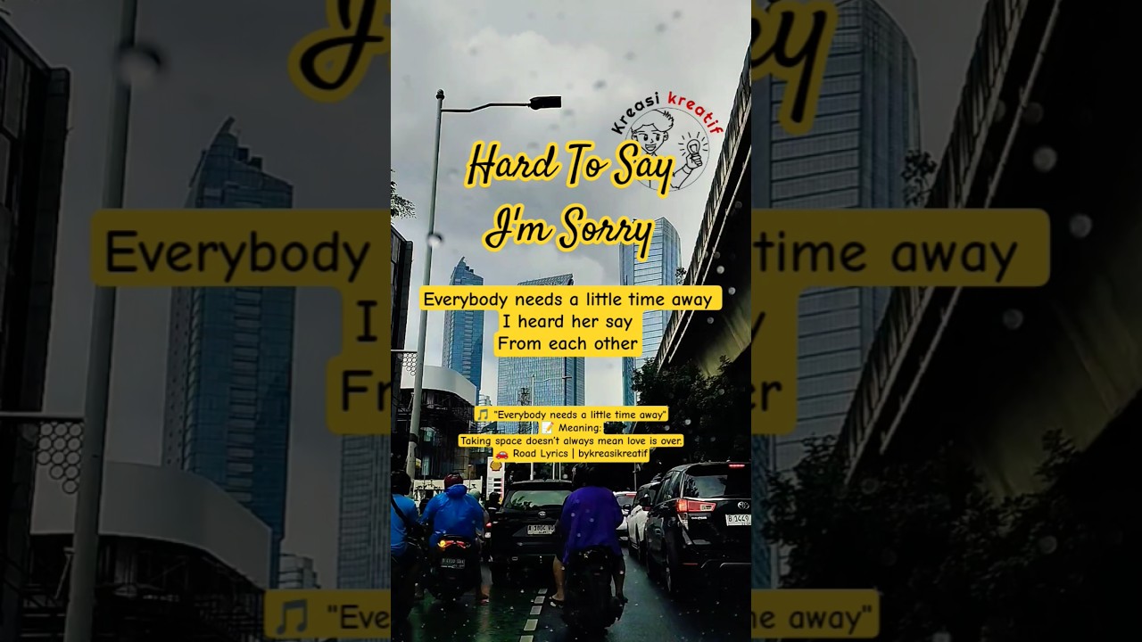Easy English Karaoke | Hard to Say I&rsquo;m Sorry &ndash; Sing & Learn English