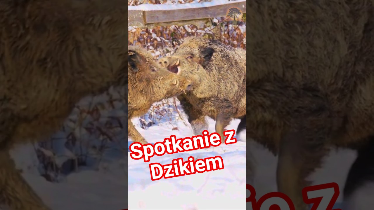 Nie uciekniesz przed dzikiem! 200 kg wagi, 50 km/h i kły ostre jak noże