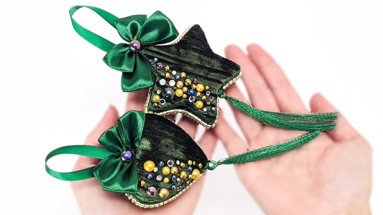 Christmas Decorations 2025| DIY Christmas Ornaments🎄Velvet Baubles