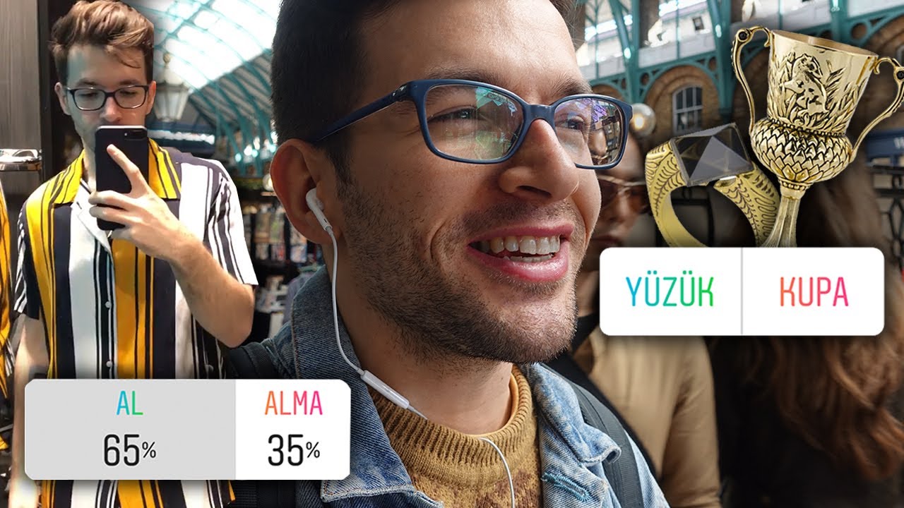 TAKİPÇİLERİM LONDA'DAKİ BİR GÜNÜMÜ BELİRLEDİ! - Her şeyi aldırdılar