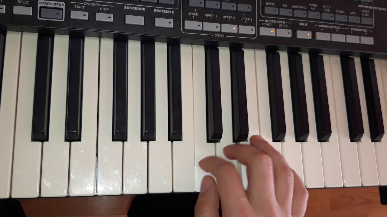 Izvoraș curgând la vale - Tutorial orga