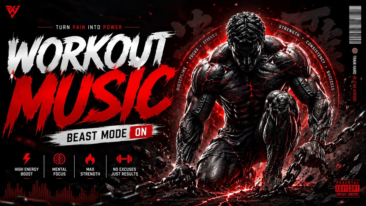 RELENTLESS WORKOUT MOTIVATION 💪 Hardcore Fitness Music for Intense Gym Sessions and Results