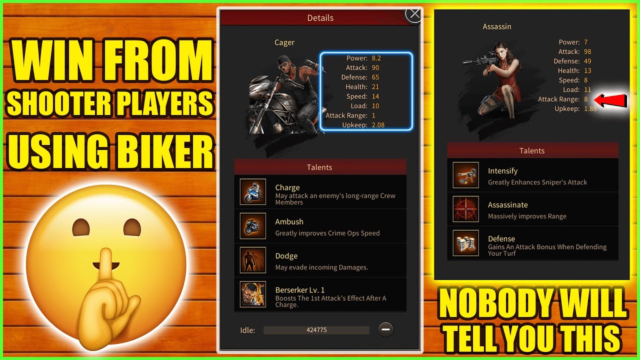 How To Win From Shooter Using Biker 😍- Biker Players Must Watch - Mafia City