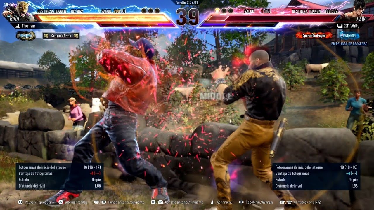 INCREDIBLE REGRESO EN EL SEGUNDO ROUND contra KING