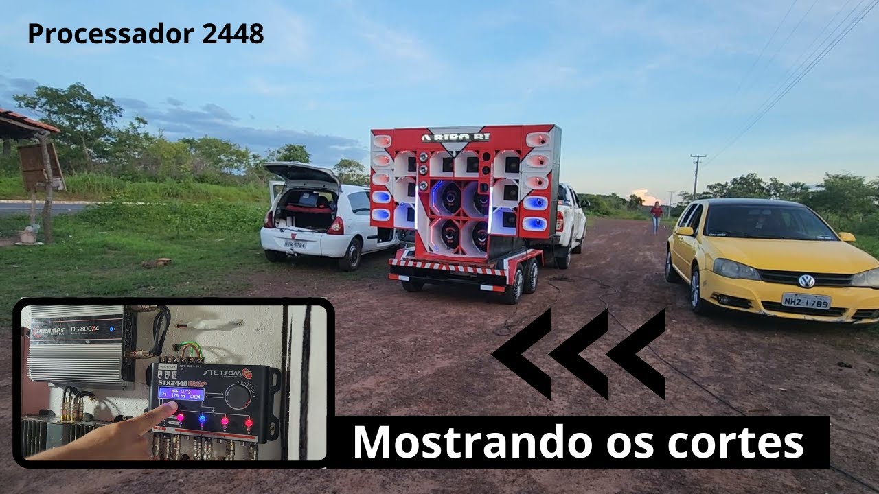 mostrou toda a regulagem desse de 4 grave - Deley e crossover em detalhes