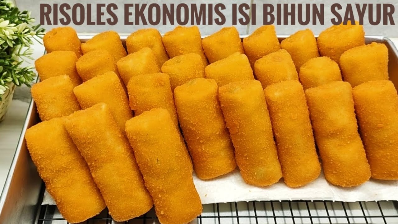 RESEP RISOLES EKONOMIS isi bihun sayur