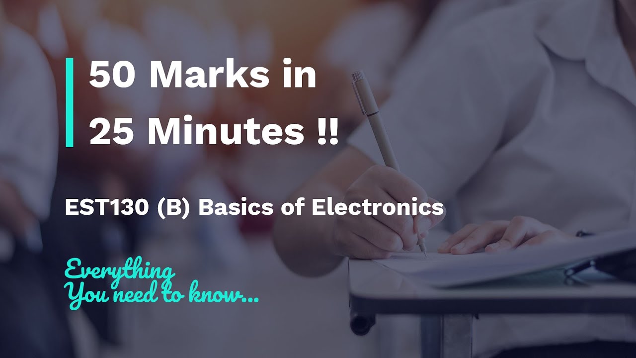 EST130 B Basics of Electronics | Exam Orientation | Important Topics | KTU