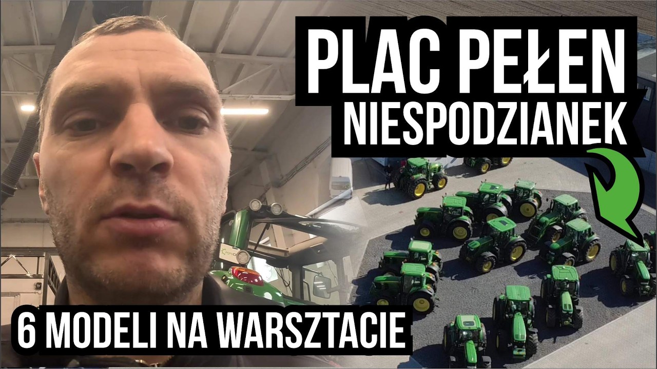 Warsztat pełen klasyki: John Deere 6010SE, 6220SE, 6620. Co naprawiamy?🧐 Na co uważać na placu?🤔