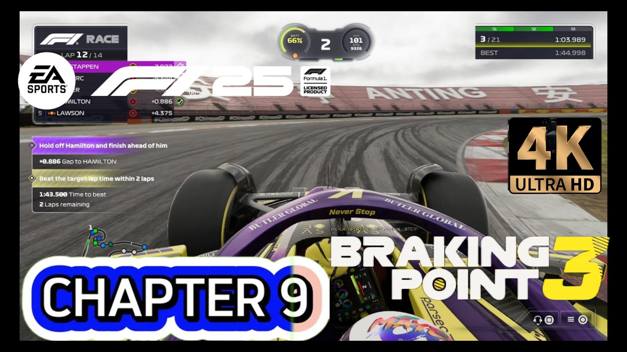 F1 2025 Braking Point 3 – Chapter 9 | Intense Story Race with Logitech G923 Wheel Gameplay #f12025